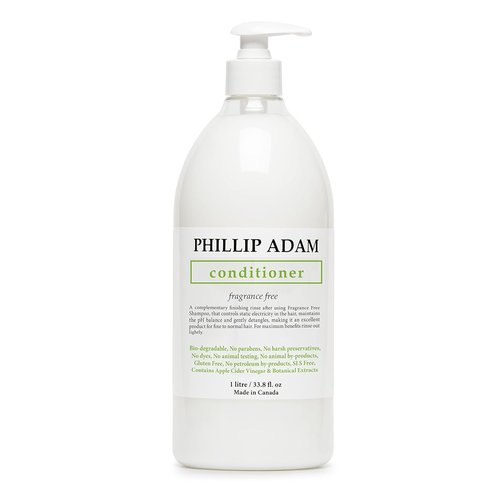 Phillip Adam Fragrance-Free Conditioner - Hydrating & Shine-Enhancing Formula | 33.8 Ounce, All Hair Types