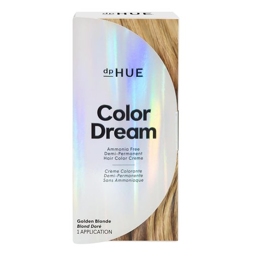 dpHUE Color Dream Golden Blonde - Ammonia-Free Demi-Permanent Hair Color | Lasts 16 Washes & Boosts Shine