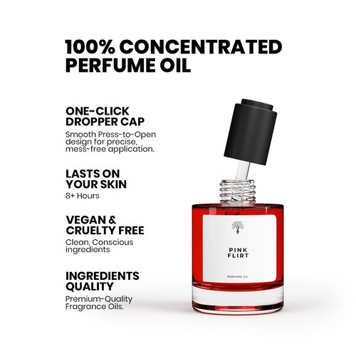 Eternal Perfume Oils Pink Flirt - Alcohol-Free Women's Eau De Parfum | Long-Lasting 1 FL Oz