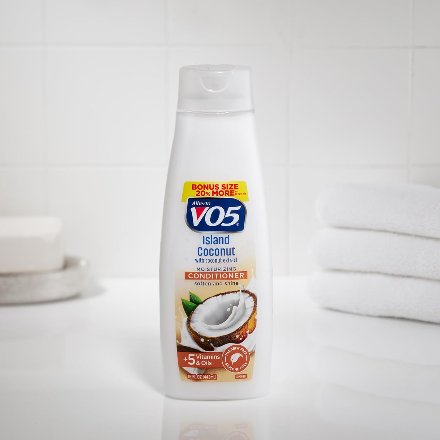 VO5 Conditioner - Silky Experience with Island Coconut - 12.5 Oz for Luxurious Hair Care