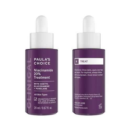 Paula’s Choice Niacinamide Serum Treatment + BHA Liquid Exfoliant Duo | Travel Size Set of 2