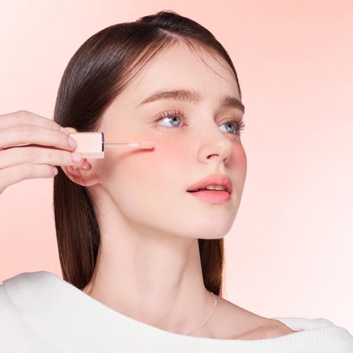 DEARDAHLIA Petal Blur Cream Blush (Mellow) - Soft-Blur Vegan Blush with Lightweight, Cloud Melting Texture, High-Pigment, Long-Lasting, Buildable, Cream to Powder Finish. Sensitive Skin Friendly. 4g