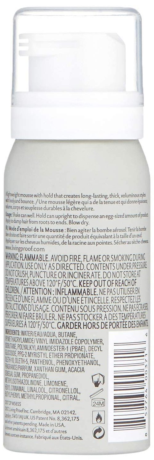 Living Proof Full Thickening Mousse - Boost Volume & Thickness for Fine Hair | 7.5 oz
