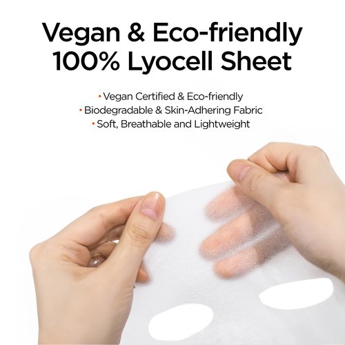 P.CALM Barrier Cycle Daily Sheet Mask – 30-Day Sheets with Papaya Extract & Allantoin for Sebum Care & Moisturizing, Korean Skincare (350g / 12.35 oz)