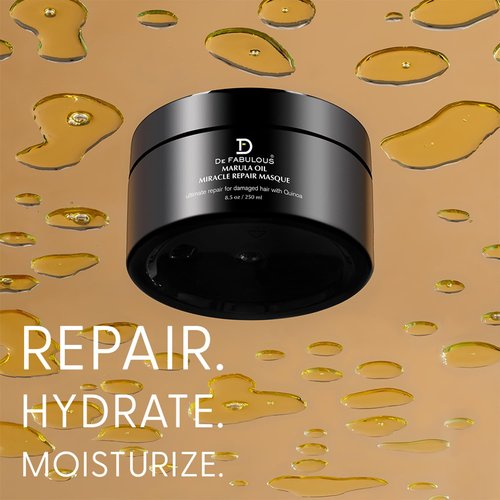 De Fabulous Marula Oil Miracle Repair Masque - Nourishing Quinoa Formula | 8.5oz