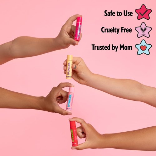 Lip Smacker Bunny Lip Balm - Moisturizing Hydration for Kids | Fun Collectible Easter Gift - Berry Hoppy