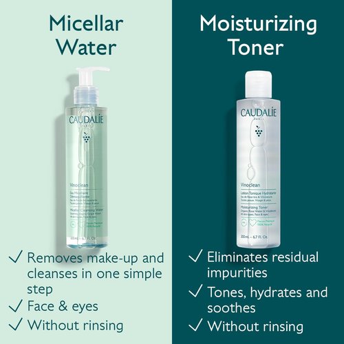 Caudalie Vinoclean Micellar Cleansing Water - 200 mL