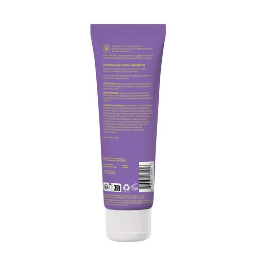 ATTITUDE Body Lotion for Kids, EWG Verifed Moisturizer, Dermatologically Tested, Plant and Mineral Based Cream, Vegan, Vanilla & Pear Scent, 8 Fl Oz