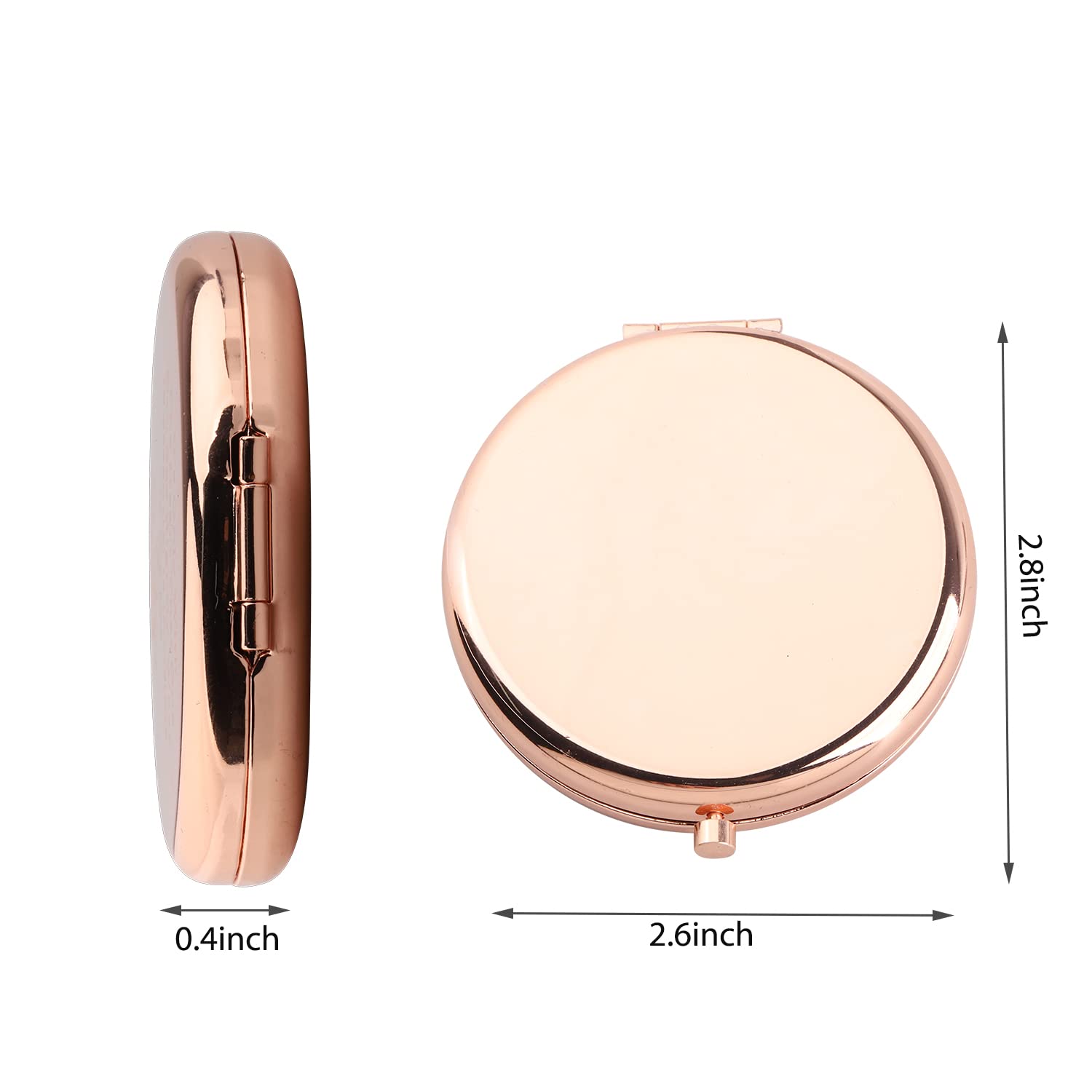 WUSUANED Princess Fans Makeup Mirror It’s Not What We Have in Life It’s Who We Have in Our Life Jewelry Cartoon Friendship Gift
