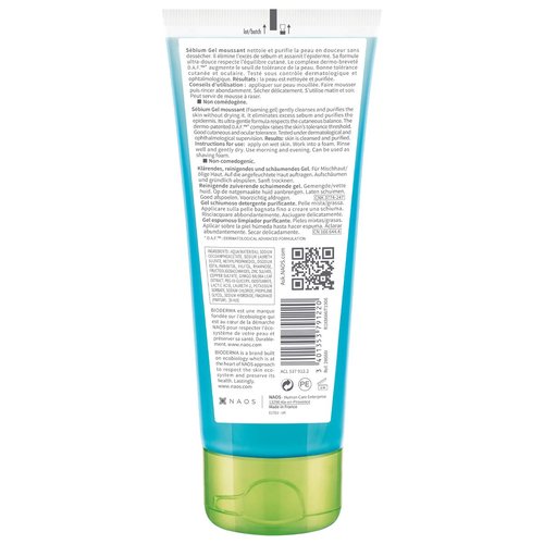 Bioderma Sébium Face Cleanser - Purifying Makeup Remover for Combination to Oily Skin - 200ml