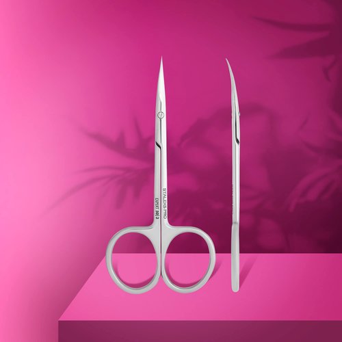 Staleks Pro Expert 50 Type 3 Professional Cuticle Scissors - Pack of 1 - Model SE-50/3