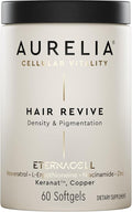 AURELIA Hair Revive - Advanced Cellular Anti-Aging Supplement for Fuller, Healthier Hair | With Zinc & Resveratrol