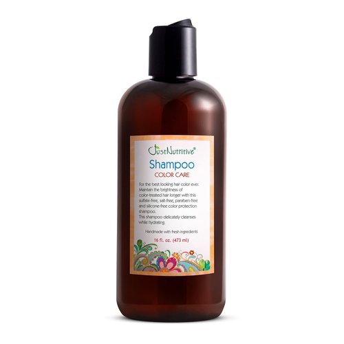 Just Nutritive Shampoo - Color Protect for Color Treated Hair | 16 fl. oz | Sulfate-Free & Handmade in USA