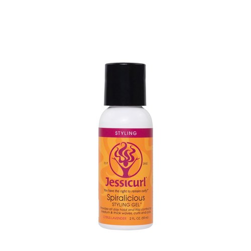 Jessicurl Spiralicious Gel - Citrus Lavender Curl Defining & Frizz Control | 2 Fl Oz for All Hair Types