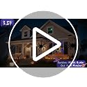 3.5 Ft Halloween Inflatable Witch with LED Lights & Window Mounting Kit
