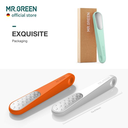 MR.GREEN Foot File Double Sided Callus Remover for Dead Skin Professional Pedicure Tools Callous Scraper Foot Sander Heel Filer (Green)