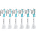 Boclengo Kids Replacement Heads for Philips Sonicare Kids Toothbrush Heads, for Phillips Sonic Care Kid Small Brush HX6032/94, HX6340,Soft Compact Brush Head for 3-7 Child,6 Pcs Blue