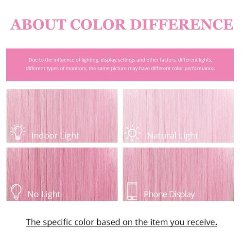 Style Icon 32-Inch Long Straight Wig Mid-Part Lace Front Silky Smooth Synthetic Pink Wig