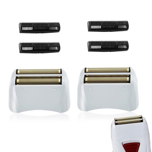 For Andis Foil Shaver Replacement Head for Model TS-1 TS-2 17150 17200 17235 Pro Foil Shaver, Replaces #17155 17160 17280 Shaver (Gold/2Pack)