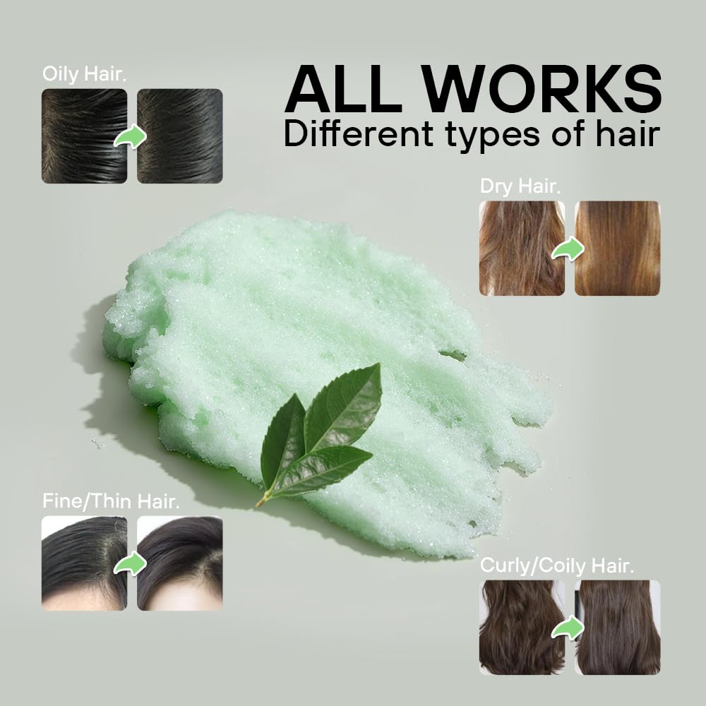 Tea Tree Scalp Scrub - Exfoliating & Moisturizing Treatment for Dry Scalp | 400g (14 fl. oz) Bottle
