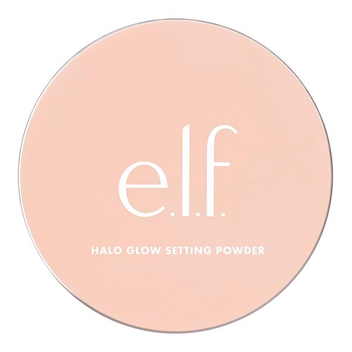 e.l.f. Halo Glow Setting Powder - Silky Finish for Soft Glow, Smooths Pores & Lines | Deep Shade