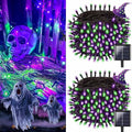 Halloween Solar String Lights 2 Pack - Purple & Green 240LED Outdoor Decor