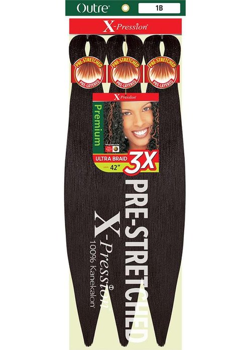 Outre X-Pression Braid Pre Stretched Braid 42" 3X (5 Pack, M27/30/613)