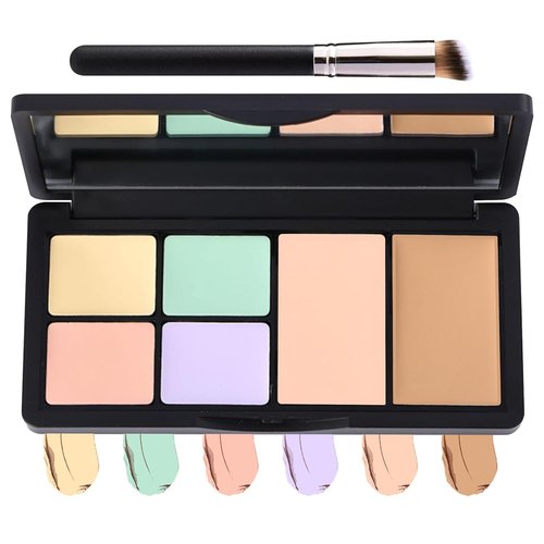 Skiennix Correcting Concealer Palette - 6 Colors for Dark Circles & Blemishes | Long-Lasting Contour Cream