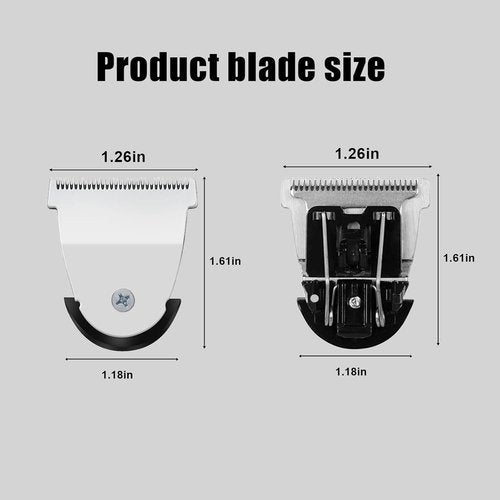 Mag Timmer Blade Replacement - 2111 Blades for Wahl Sterling Mag Trimmers | Silver | 2-Pack