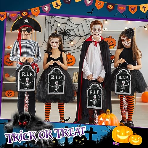 Halloween Piñata Tombstone Pull String Fillable Decoration - Leitee