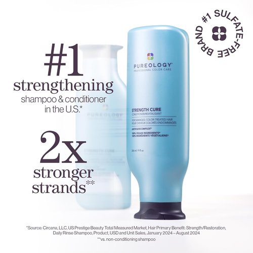 Pureology Pure Treats Strength Cure Mini Kit - Sulfate-Free Shampoo & Conditioner for Damaged Hair