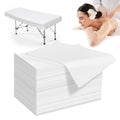 Celmuron 100 Pack Disposable Bed Sheets – 31.5 x 71 in Waterproof Non-woven Sheets for Massage, Spa, Tattoo & Salon Tables(White)