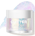 LANGMANNI Holographic Body Glitter Gel - Color Changing Vegan Formula for Face, Hair & Lips | 1.35 oz (Sparkling Pink)