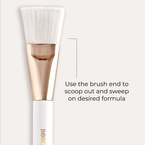 Borghese Deluxe Mask Applicator - Face Mask Applicator & Remover, Face Mask Brush with Silicone Tip for Removal, Skincare Tools & Accessories