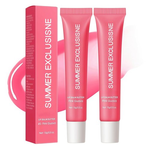Skiennix Pink Guava Tinted Lip Butter Balm - Moisturizing & Nourishing Care for Smooth Lips | 2PC Set