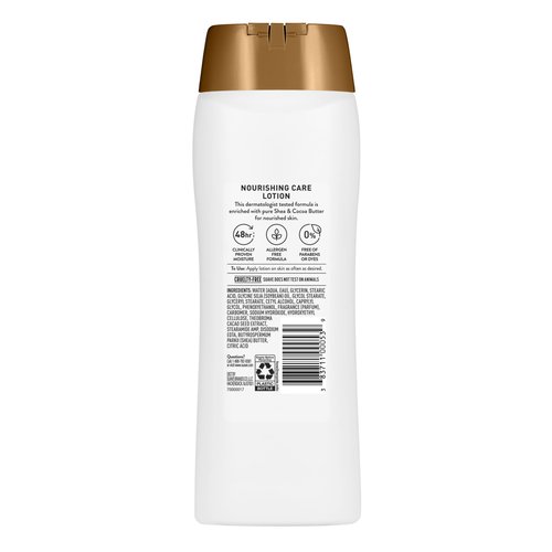 Suave Nourishing Care Hand & Body Lotion with Shea Butter for Women, Deep Moisture for Dry Skin, Fast Absorbing, Allergen Free Moisturizing Cream, 18FL OZ, 6 Pack