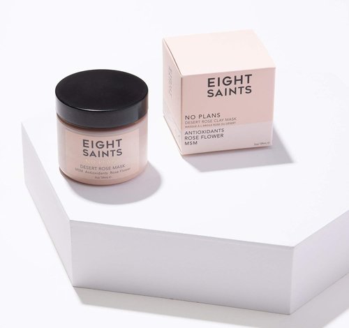 Eight Saints No Plans Clay Face Mask - Natural Pore Reducing Facial Treatment | 2 Ounces