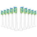 Toolsy 10 PCS Replacement Heads Compatible with 7am2m AM100/AM101/AM105/AM111 Electric Toothbrush, 10 Count (White)
