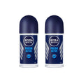 Nivea Men Anti-Perspirant Roll-On Fresh Active, Ocean Extracts, Long Lasting Freshness, Gentle Underarm Care, Fresh Feeling, 1.7 oz Each, Pack of 2