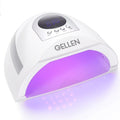 Gellen UV Nail Lamp, 268W UV LED Light for Nails of Finger Toe, Professional Fast Curing Nail Dryer for Gel Nail Polish, 66 LED Beads and 4 Timers