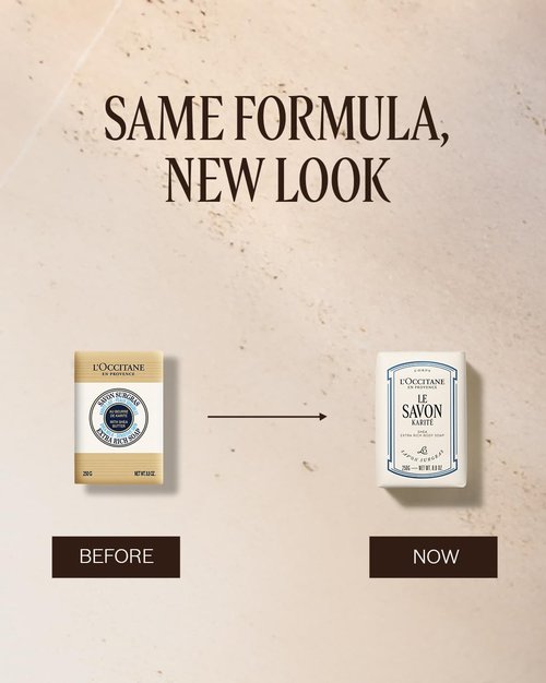 L'OCCITANE Shea Butter Soap Bar - Extra-Gentle Cleansing & Moisturizing | Vegan & Soothing Scents