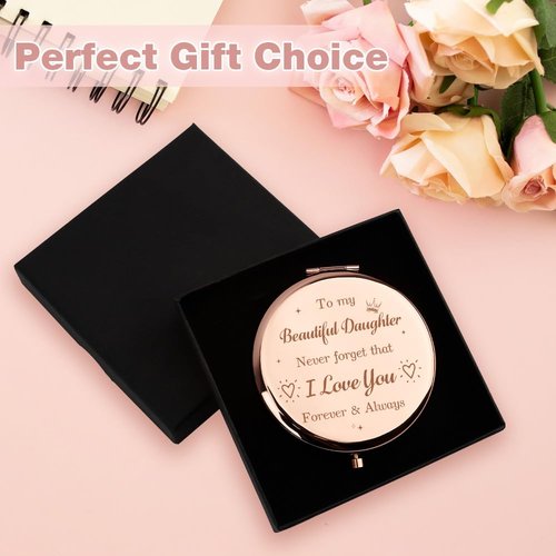 Daughter Gifts,Daughter Gifts from Mom,Best Gifts for Adult Daughters,Graduation Gifts for Daughter,Gifts for Daughters Adult,Daughters Wedding Gifts,Christmas Daughter Gifts,Daughter Compact Mirror