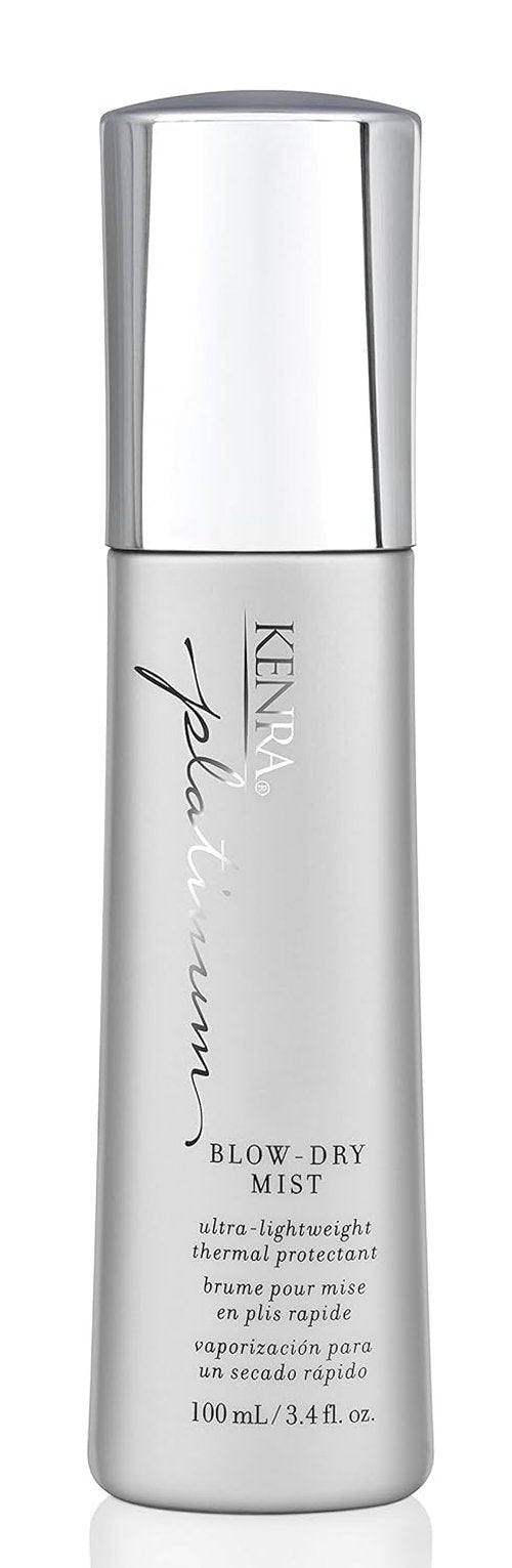 Kenra Platinum Blow-Dry Mist - Ultra-Lightweight Thermal Protectant for Fine to Medium Hair | Detangles & Smooths