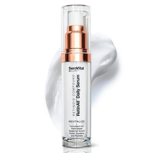 SeroVital Beauty RetinAll Daily Serum - Anti-Wrinkle Retinoid Face Serum for Women | 1 oz