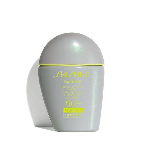 Shiseido Sports BB Cream SPF 50+ | Quick-Dry, Non-Sticky Formula - 30 mL for All-Day Natural Finish