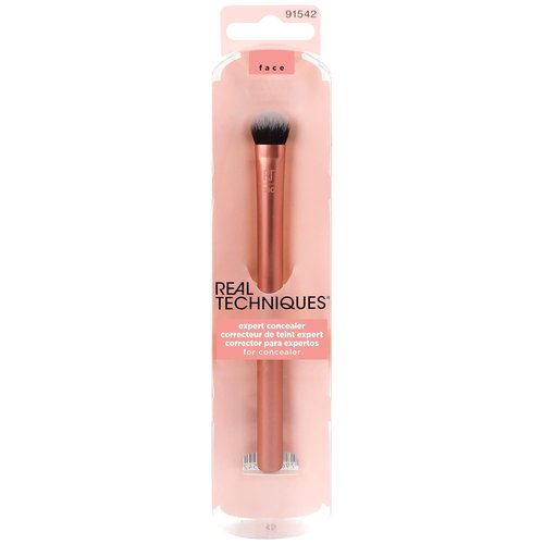 Real Techniques Expert Concealer Brush - Ultra Plush Synthetic Taklon Bristles & Extended Ferrules