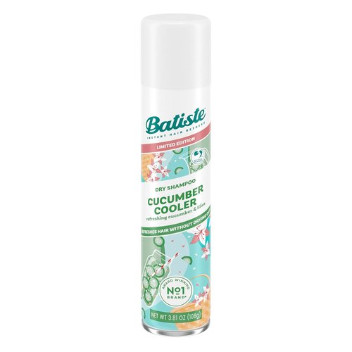 Batiste Dry Shampoo - Limited Edition Cucumber Cooler Scent | Refresh Hair & Absorb Oil, 3.81 Oz