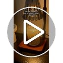 Amber Candle Warmer Lamp with Timer & Adjustable Height - No Flame, Scent Diffusion