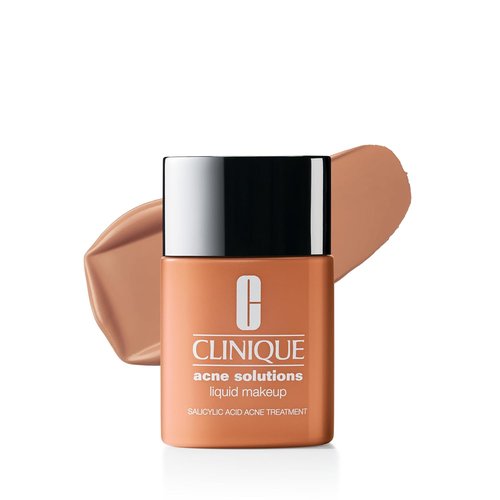 Clinique Acne Solutions Liquid Foundation - Salicylic Acid for Oily Skin | Medium Coverage, Natural Matte Finish