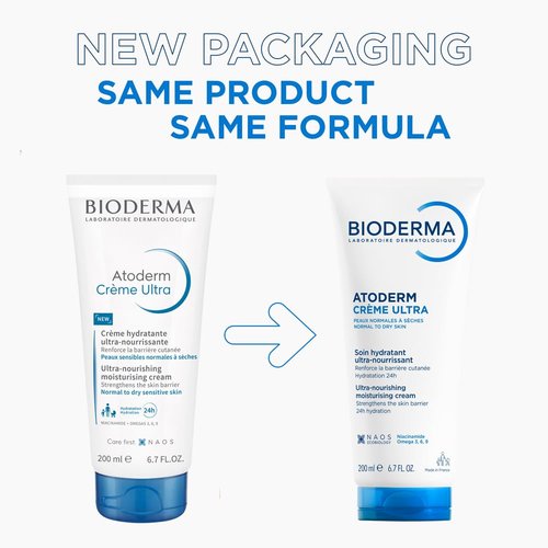 Bioderma - Atoderm Cream - Hydrating Body Lotion for Dry Sensitive Skin - 500ml Moisturizer